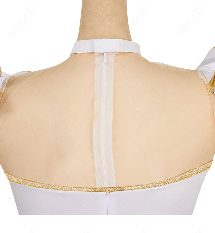 メダリスト 結束いのり コスプレ衣装の背面装飾アップ。丁寧な縫製と仕上げ