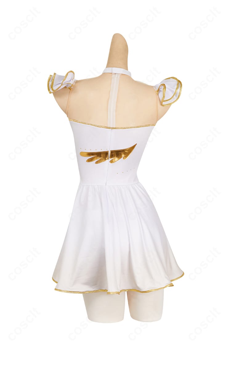 メダリスト 結束いのり コスプレ衣装の背面。背中のディテールとシルエット