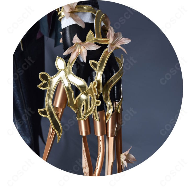 リッパー(ジャック)夜来香コスプレの手袋デザイン。甲部の装飾とフィット感を示す画像