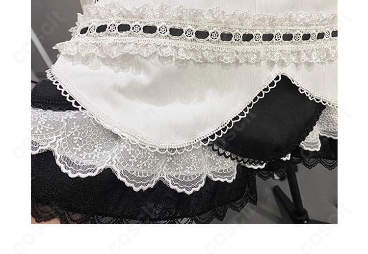 スカート裾ディテール｜朝比奈まふゆ衣装の裾装飾と程よいハリ感。