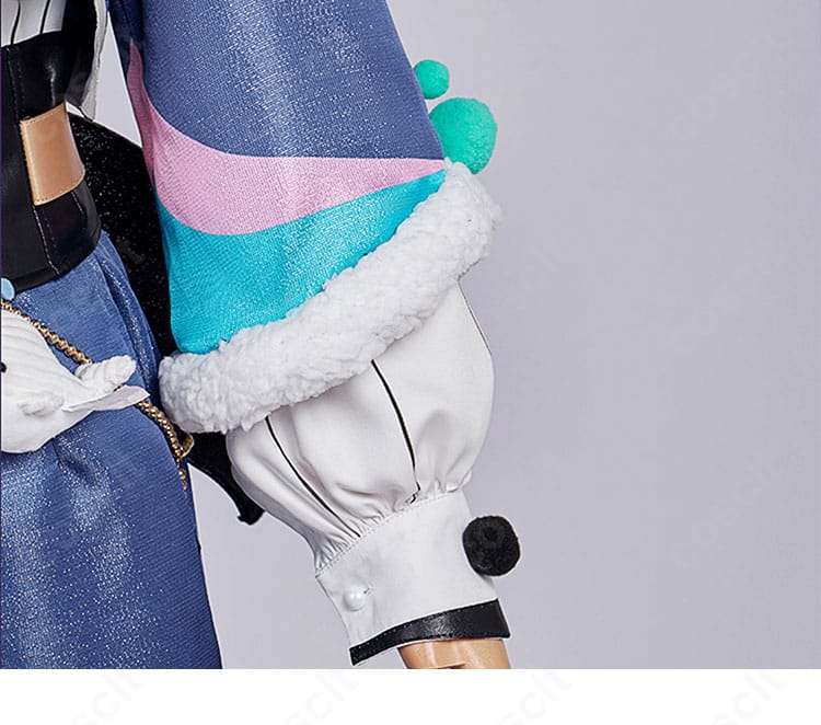 袖口の装飾・ステッチワーク・生地の質感を示すディテール画像