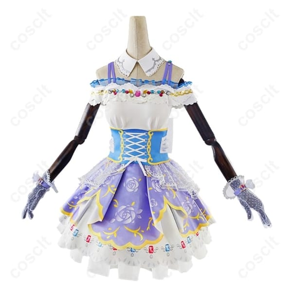 スクフェス（ラブライブ！）絢瀬絵里 ロイヤルプリンセス編 上品で動きやすい高再現コスプレ衣装