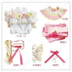 ラブライブ！西木野真姫 フラワーフェスティバル編 高再現ドレス。軽量で長時間でも快適、撮影・イベントに最適 - 4枚目の画像（サムネイル）