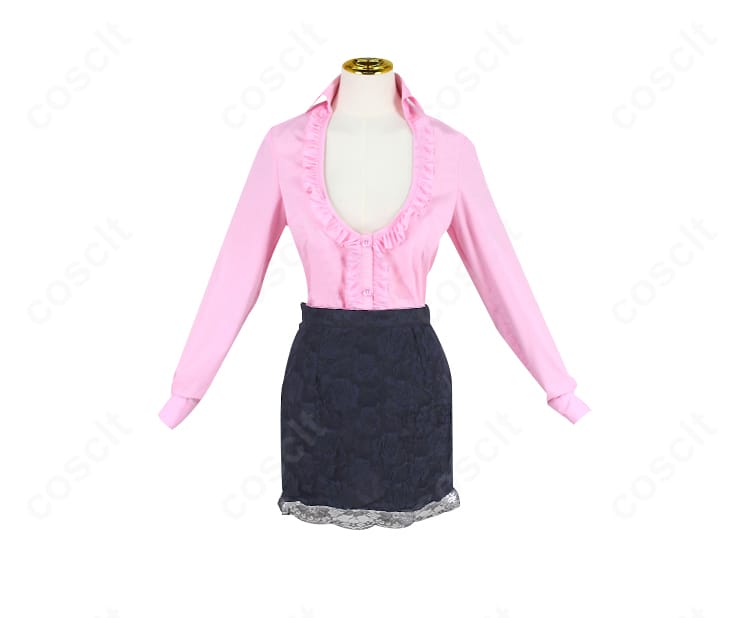 癒月ちょこ 通常衣装コスプレの内側ディテール。ステッチや裏処理、軽量素材の質感が確認できる近接