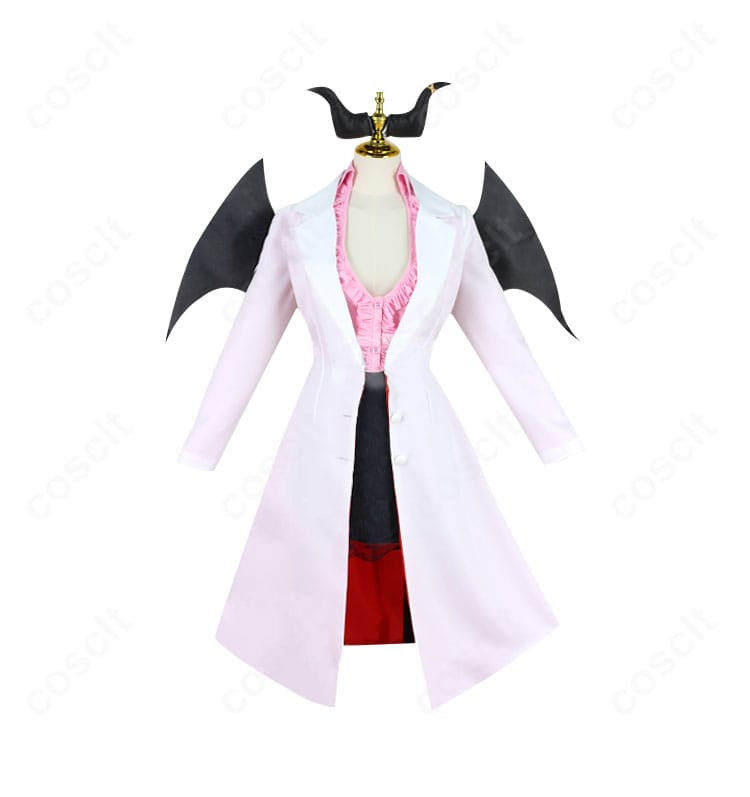 癒月ちょこ 通常衣装コスプレのコート・トップス・スカート正面ディテール。上品な縫製と落ち着いた色味