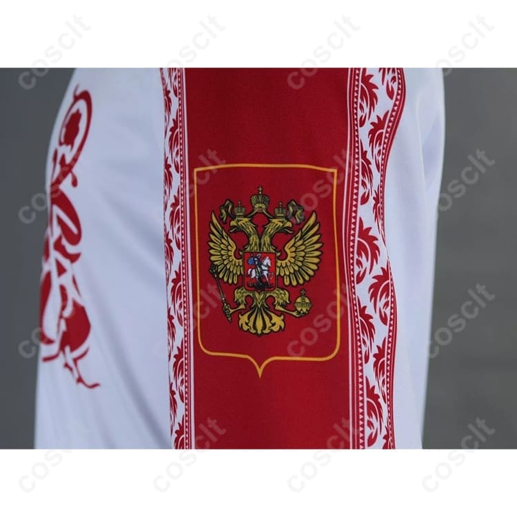 ユーリ!!! on ICE ヴィクトル代表ジャージ｜軽量通気で快適、精密ロゴ再現の2点セット - 5枚目の画像