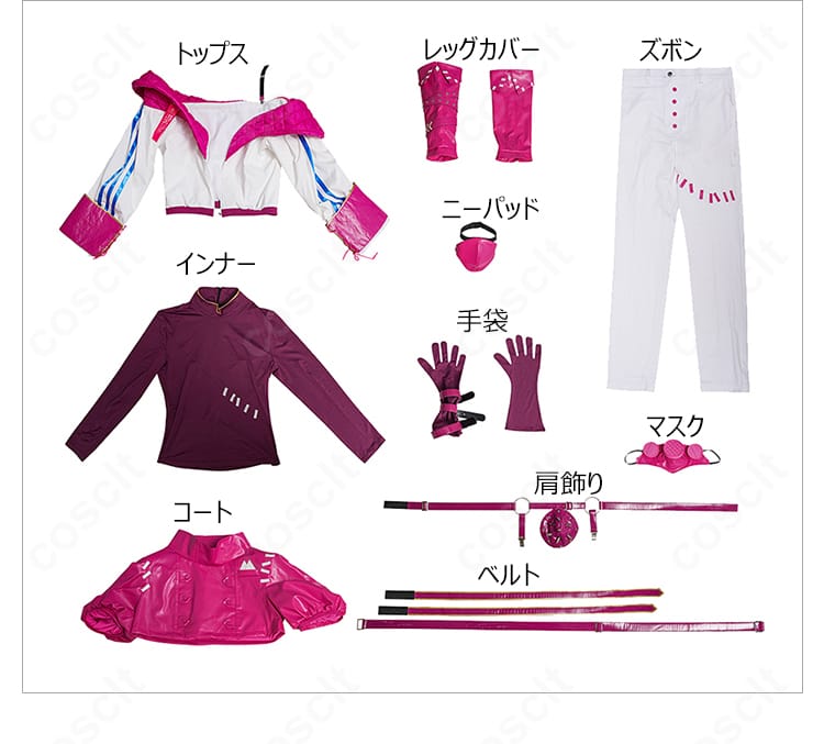 納棺師コスプレ衣装のサイズ表と対応指標。XS〜XXLの計測箇所ガイド。