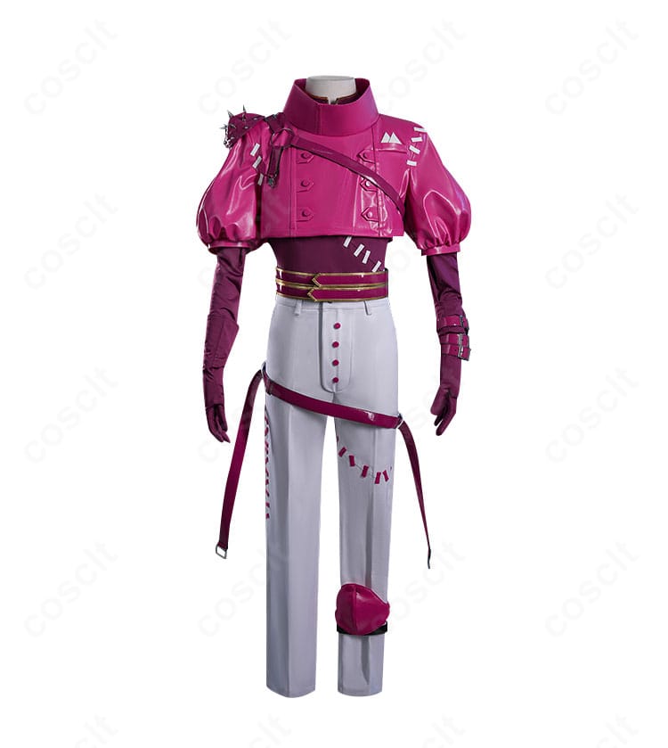 納棺師コスプレ衣装の正面ディテール。門襟の装飾やステッチがアップで分かる構図。