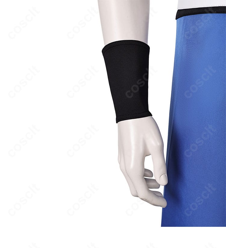 腕飾り（リストバンド）の近接画像。ステッチと立体パーツの作り込みが確認できる。