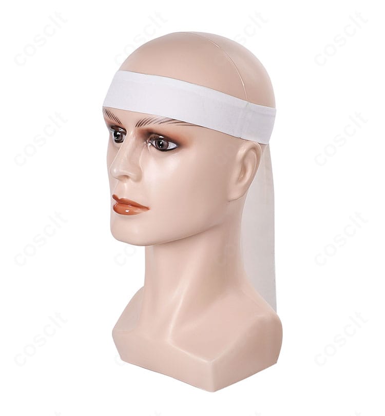 頭部アクセサリー右側。装飾の立体感とエッジの仕上げが見える。