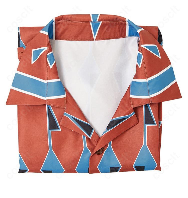 南雲 シャツ衣装のセット内容。シャツ本体の全体像が一目でわかるレイアウト画像