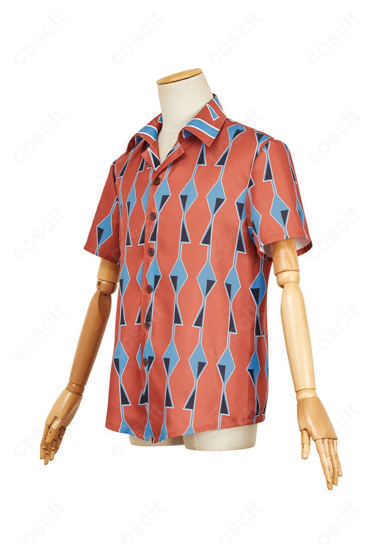 SAKAMOTO DAYS 南雲 シャツ衣装の左側面。左右対称のディテールと縫製の丁寧さを示す画像