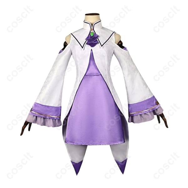 Re:ゼロから始める異世界生活 エミリア衣装 高再現で撮影映え、軽くて長時間も快適