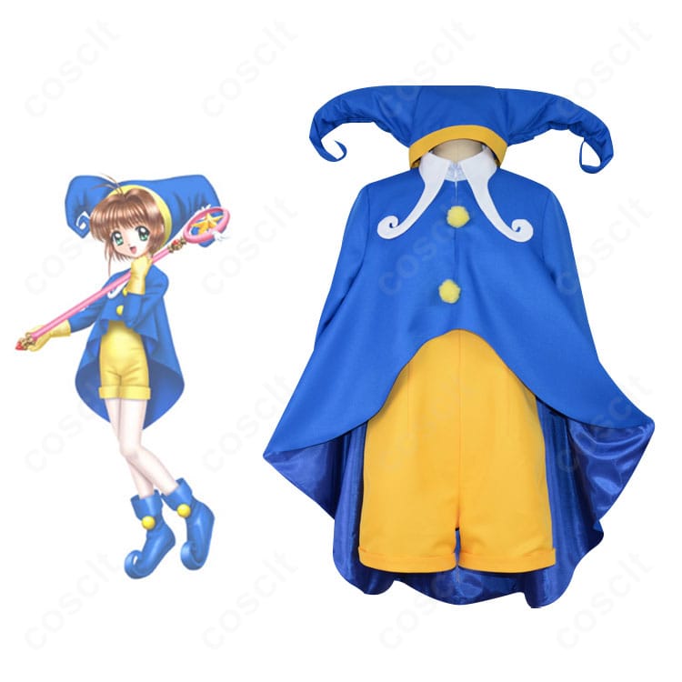 木之本桜 第52話バトルコスチュームの正面全体とキャラクターイラスト比較。配色・シルエット・縁取りの再現ディテールが分かる画像