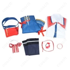 赤井はあと 通常衣装 コスプレ｜高再現度で動きやすい学園制服風フルセット - 5枚目の画像（サムネイル）