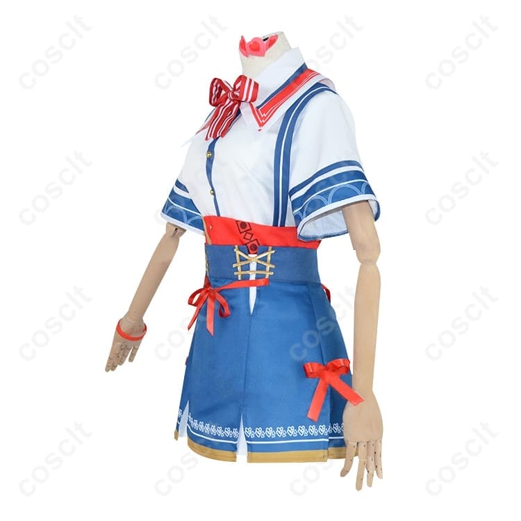 赤井はあと 通常衣装 コスプレ｜高再現度で動きやすい学園制服風フルセット - 2枚目の画像