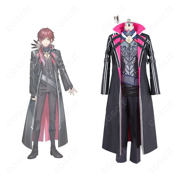 にじさんじ ローレン・イロアス通常衣装のフルセット正面。キャラクターと並んだ比較で高再現シルエットを確認できる画像