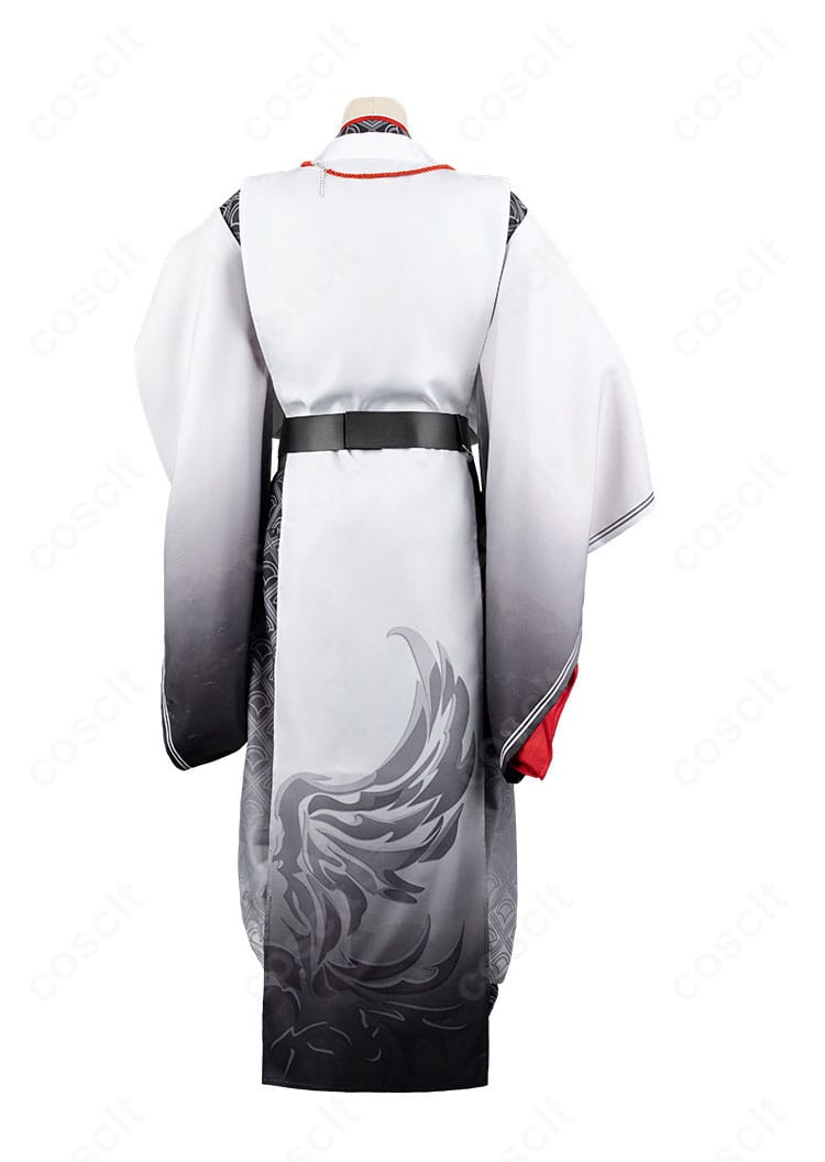 背面全景。背中の開閉部とベルト位置、後ろ姿のシルエットが一目で分かる。