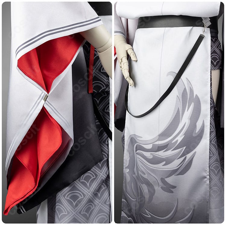 袖口と裾のディテール。パイピングとステッチ、落ち感の表情が分かる。