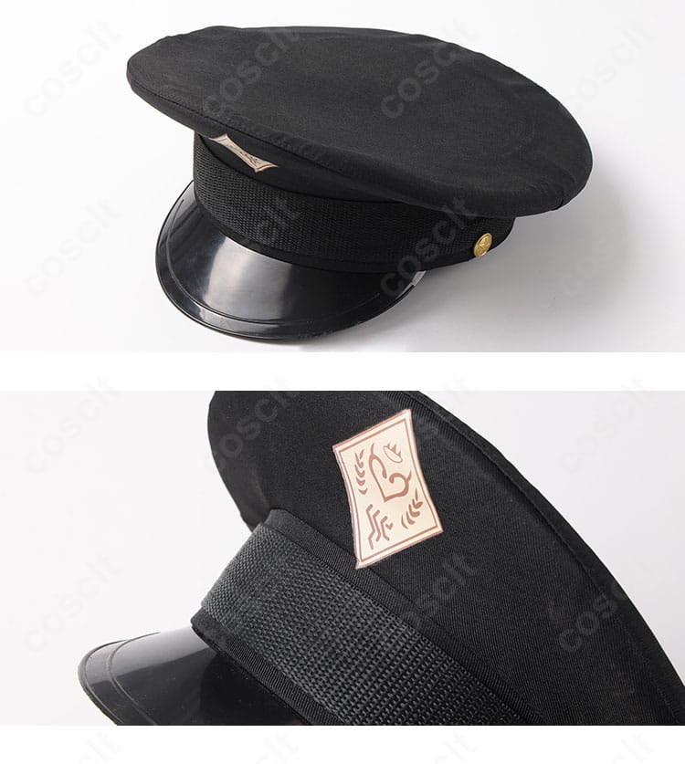 元宮チアキ コスプレ衣装の帽子ディテール。形状と装飾の再現度を示す近接写真。