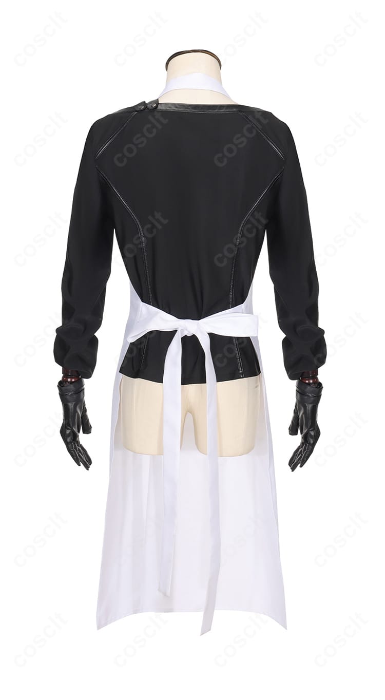 FGO カドック・ゼムルプス コスプレ衣装の背面写真。背負いベルトの取り回しと背面の落ち感を確認できる。