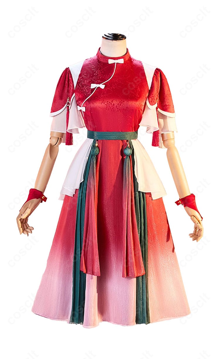 唐可可『星屑クルージング～上海ver～』コスプレ 正面単体画像。爽やかで上品な配色が映えるデザイン。