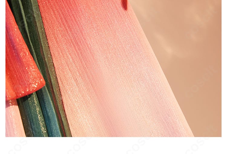 唐可可『星屑クルージング～上海ver～』スカート裾の装飾詳細。揺れるフリンジがステージ映え。