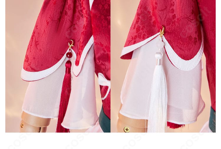 唐可可『星屑クルージング～上海ver～』袖口装飾の詳細。美しい刺繍と端処理のディテール。