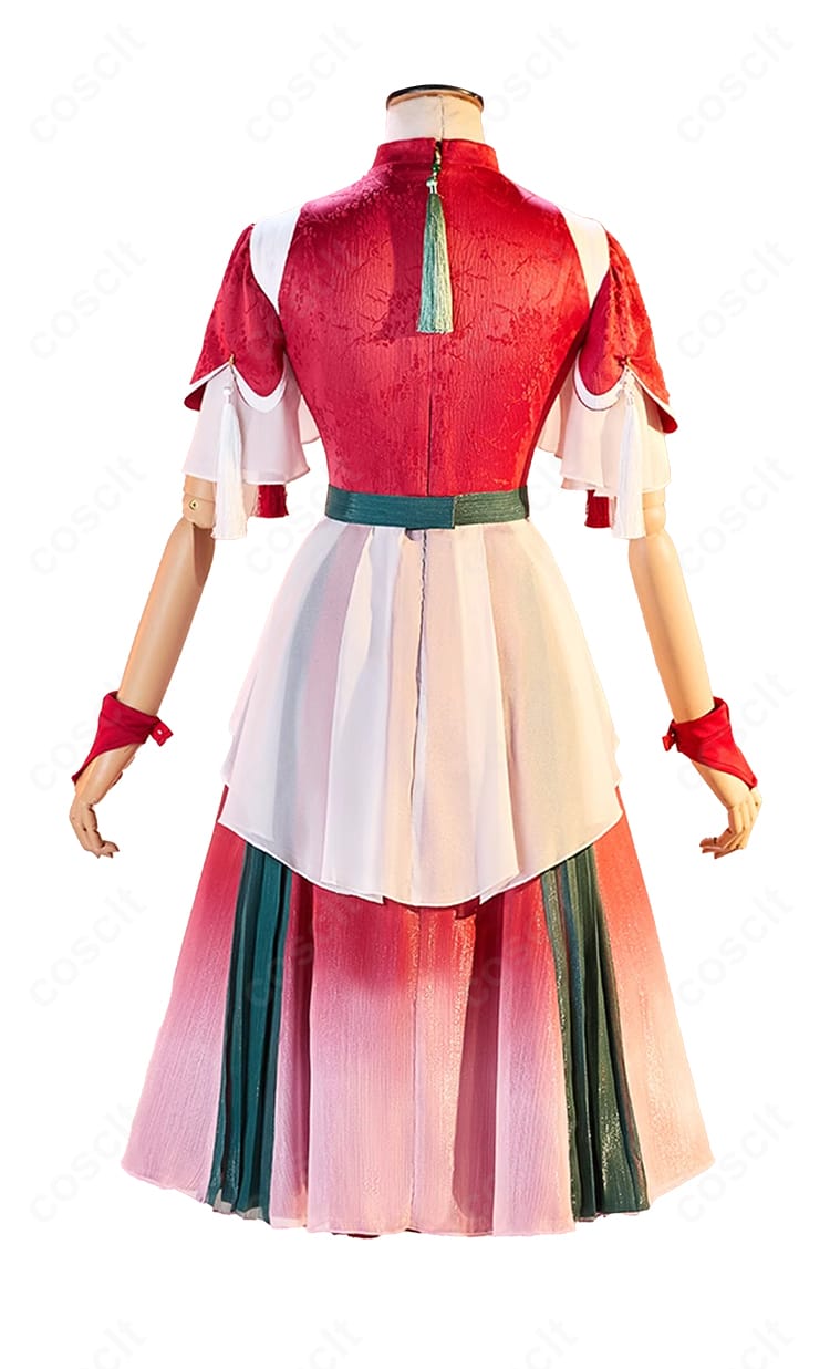 唐可可『星屑クルージング～上海ver～』コスプレ 背面画像。背中まわりのラインと装飾配置を再現。