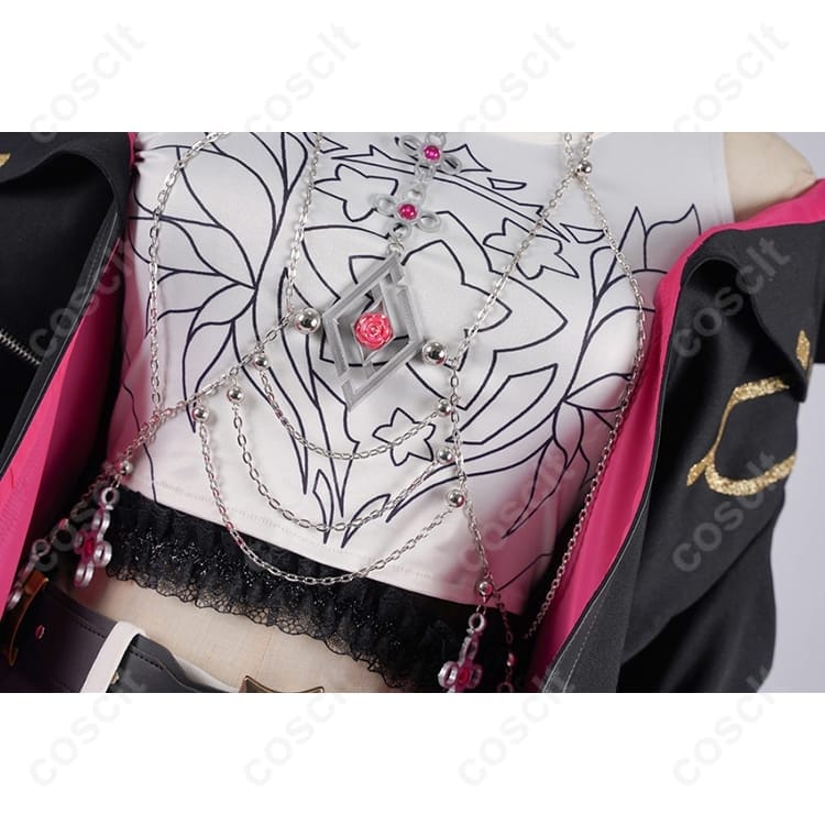 響咲リオナ コスプレ衣装／クールに映える高再現セット、快適素材で長時間も安心 - 4枚目の画像