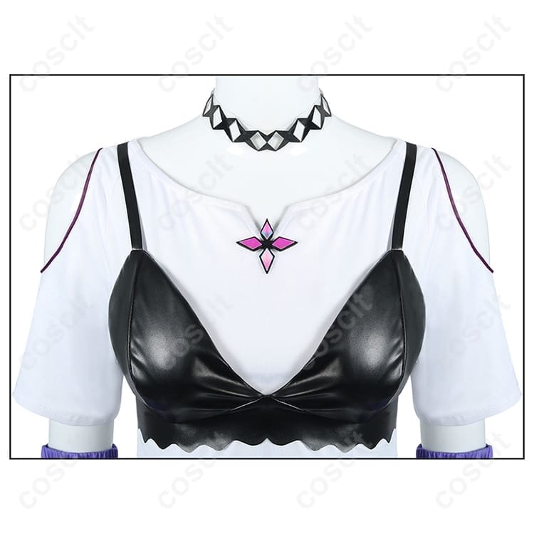 ホロライブ 綺々羅々ヴィヴィ コスプレ衣装 高再現・着脱簡単・撮影映えのステージルック - 4枚目の画像