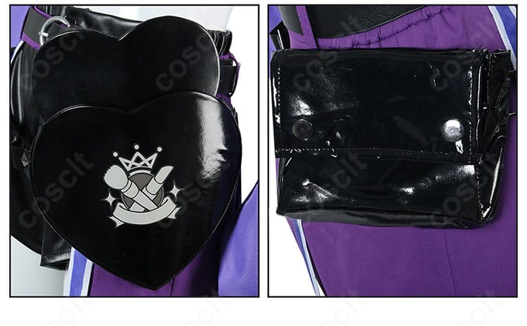 ホロライブ 綺々羅々ヴィヴィの腰飾りディテールに焦点を当てた画像。デザインの要所を確認