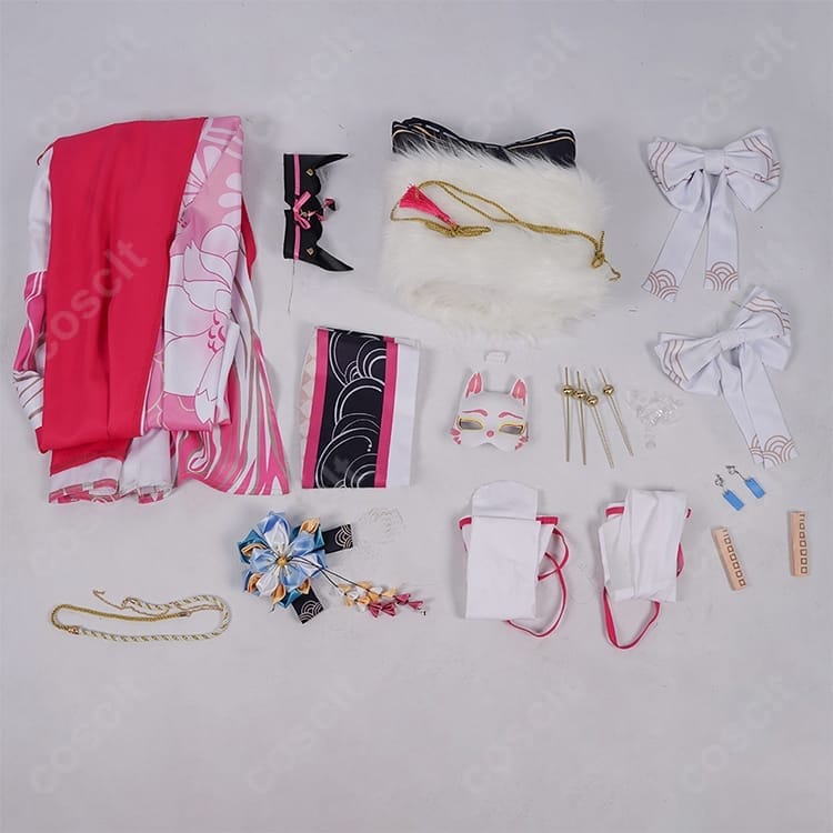 ラオーラ・パンテーラ 正月衣装コスプレ 高精度再現で和風エレガント、撮影とイベントに最適 - 6枚目の画像