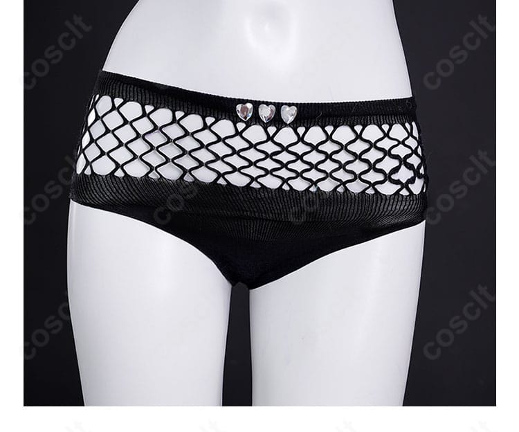 インナーショーツ（網ショーツ）のディテール。編み目の表情とフィット感の参考カット