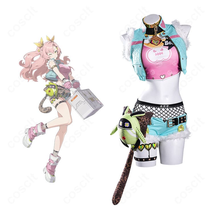 ゼンレスゾーンゼロ ニコ・デマラ衣装とキャラクターの融合イメージ。コートとアクセ類の全体感が分かるカット