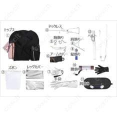 アークナイツ ソーンズ 引星衣装｜高再現×ハリ感シルエットで撮影映え。アクセ一式付属 - 5枚目の画像（サムネイル）