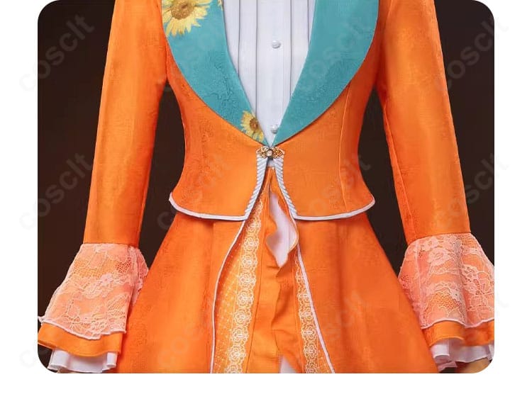 アリス・デロス ミズ・ワトソン衣装の小物ディテール。全体デザインと質感の統一感が分かるカット。