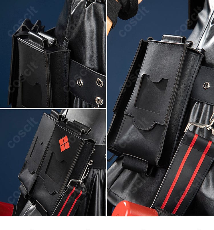 腰左側の装飾パーツ配置と質感のディテール