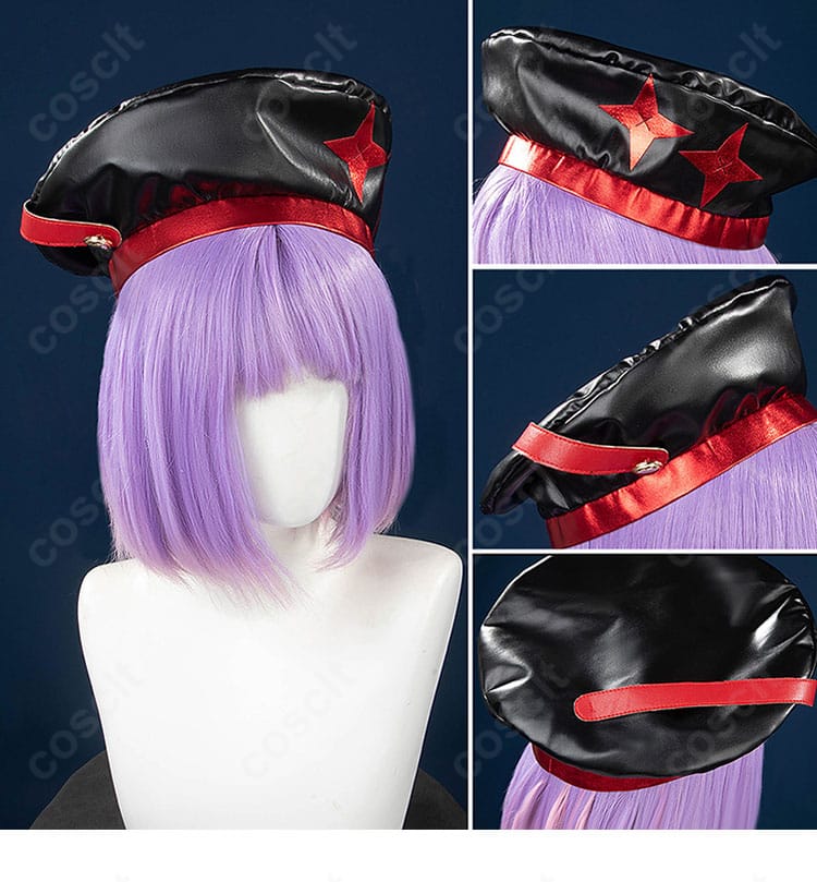 帽子装飾の造形と生地感、コーデ全体との相性