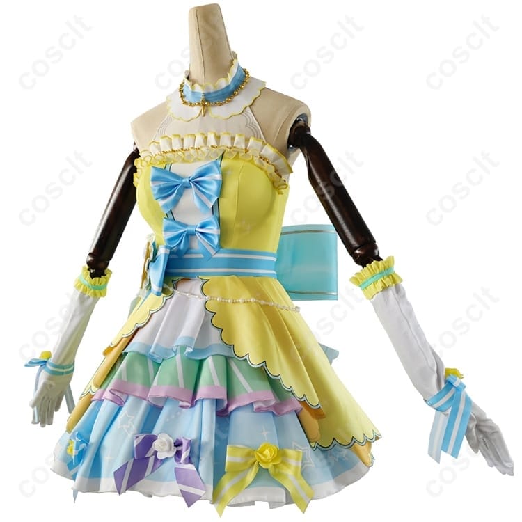 星空凛 カウントダウンライブ編コスプレ 豪華7点セットで高再現。動きやすく撮影映えも両立 - 2枚目の画像