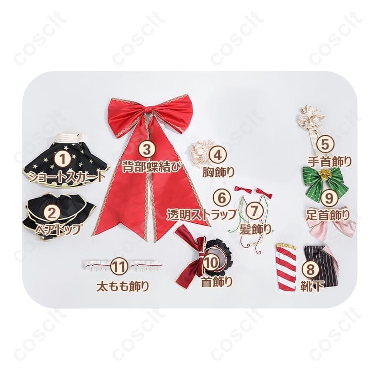 ラブライブ！スクフェス 矢澤にこ こころ揺れちゃうよ衣装 高再現で軽やか、撮影もイベントも快適 - 6枚目の画像