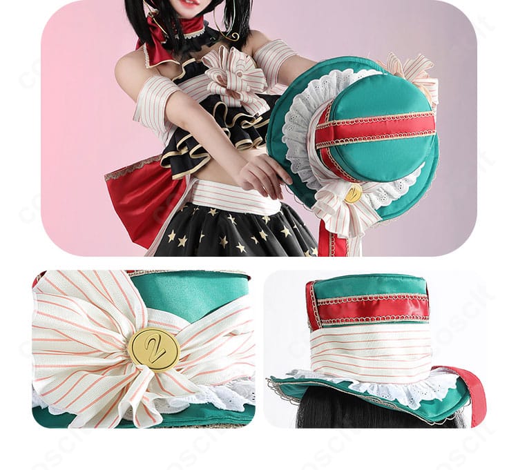 帽子の装飾ディテール接写。縁取りや飾りの質感を確認できる画像。