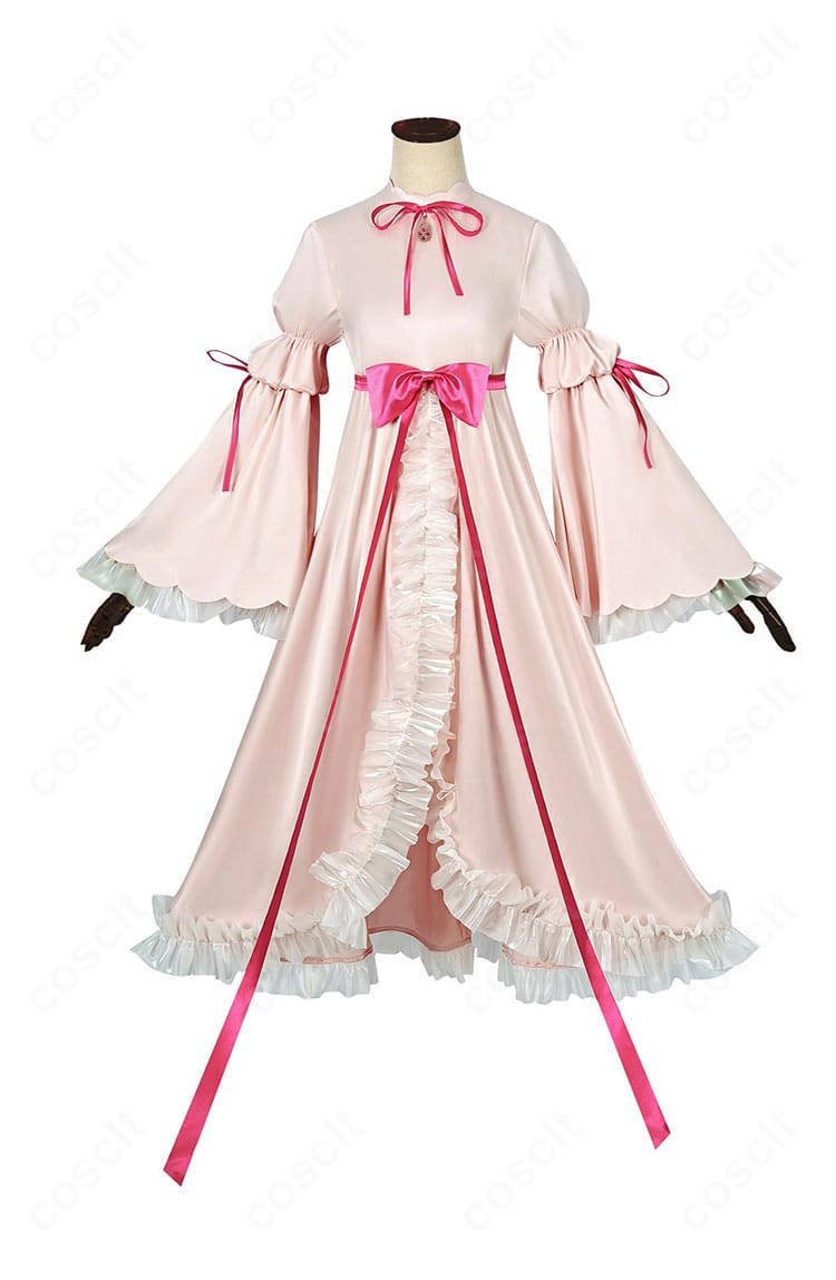 商品正面。しゅごキャラ！日奈森あむ アミュレットエンジェルの白基調ワンピース全体像