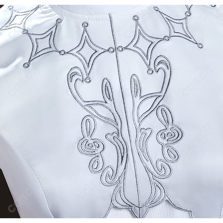 プロセカ 宵崎奏 ブランシュエルドレス衣装 高再現・軽やか設計で撮影映え - 4枚目の画像