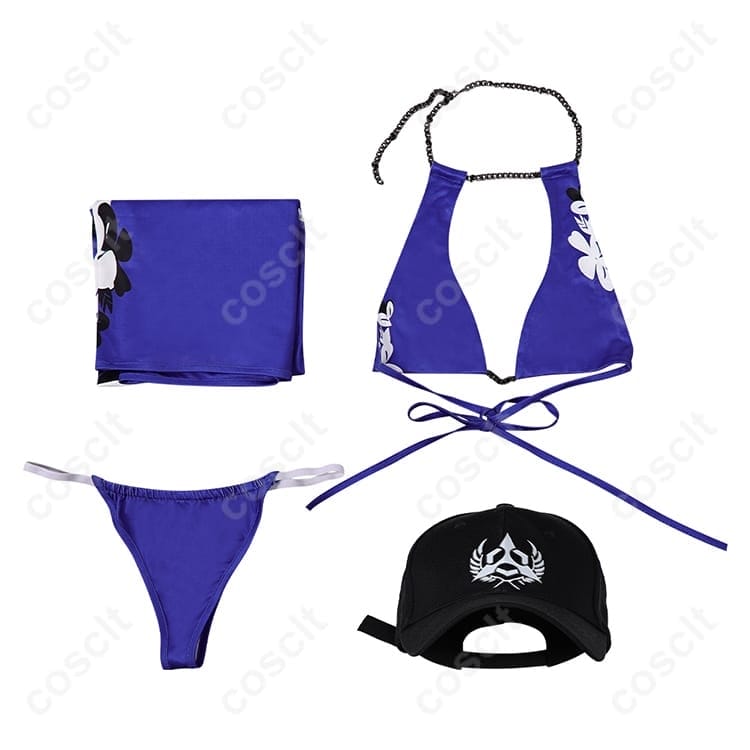 鉄拳8 レイナ 水着コスプレ衣装｜高再現でセクシー、撮影映えと動きやすさを両立 - 6枚目の画像