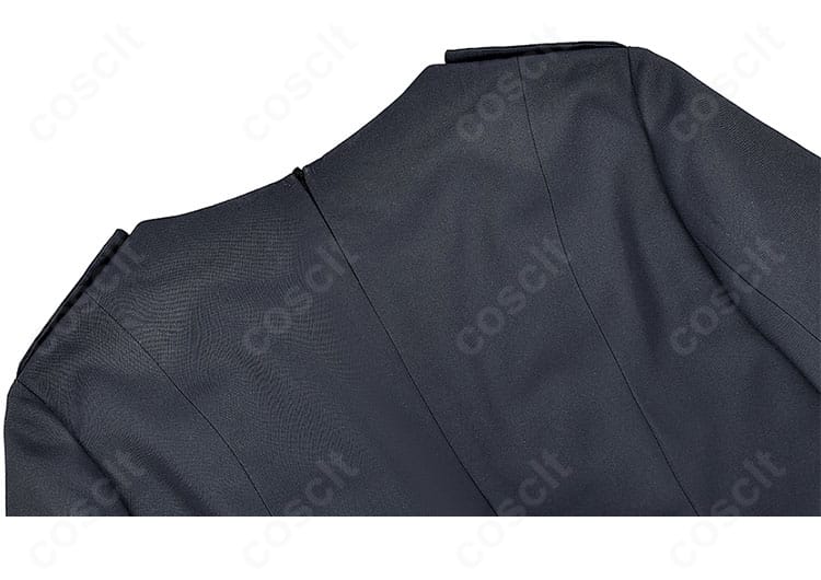 背面装飾とライン取りを確認できる日奈森あむ 制服コスプレのバックショット