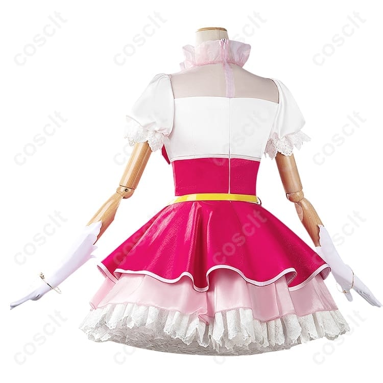 キュアミラクル（朝日奈みらい）コスプレ衣装｜軽やかな着用感で高再現、イベント撮影に最適 - 3枚目の画像