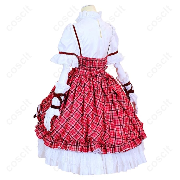 しゅごキャラ！日奈森あむ コスプレ衣装 チェック柄ケーキドレス 高発色で再現度高く着脱も簡単 - 3枚目の画像