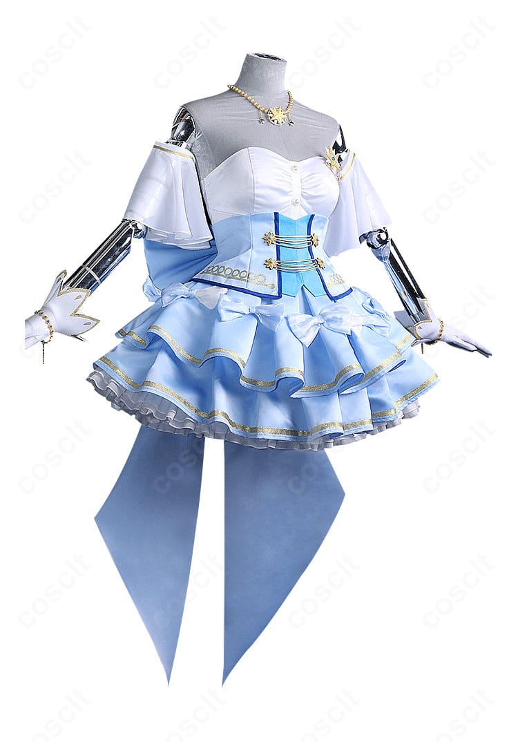 86 レーナ 魔法少女レジーナ☆レーナ衣装 右側面。スカートラインの美しい広がりとウエストマークが見える画像