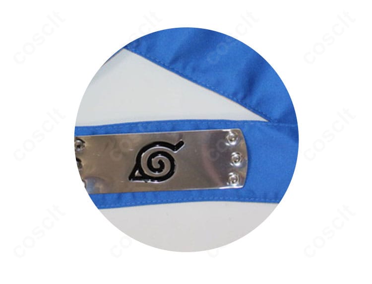 うちはオビト用の髪飾り・頭紐のクローズアップ。質感と留め部の仕立てが分かる詳細写真。